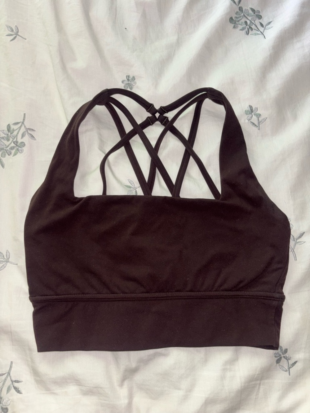 Buff Bunny Black Strappy Back Sports Bralette